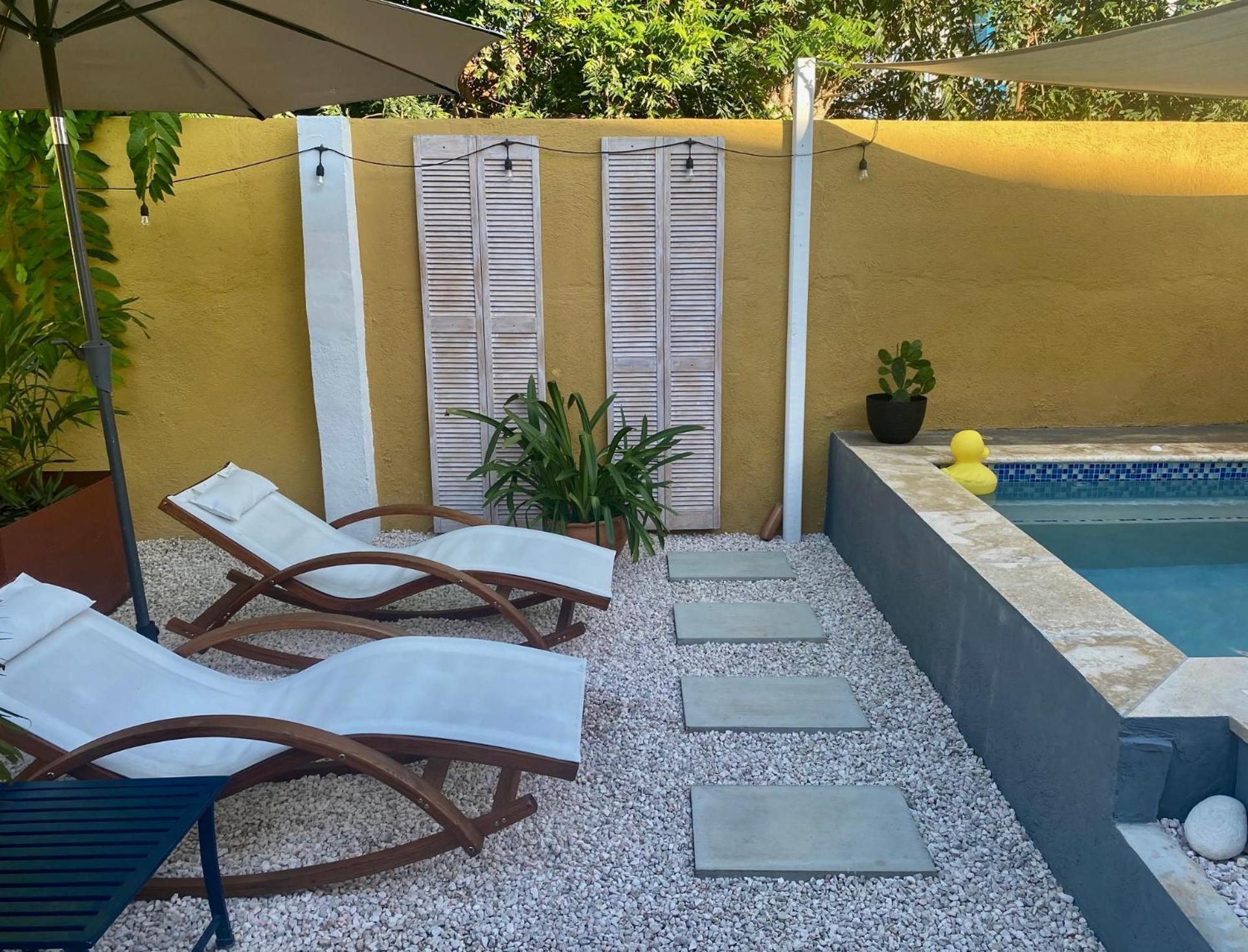 Historic Building The Palm Backyard Studio-Apartment Willemstad, Curacao Feel Home Away From Home Exteriör bild
